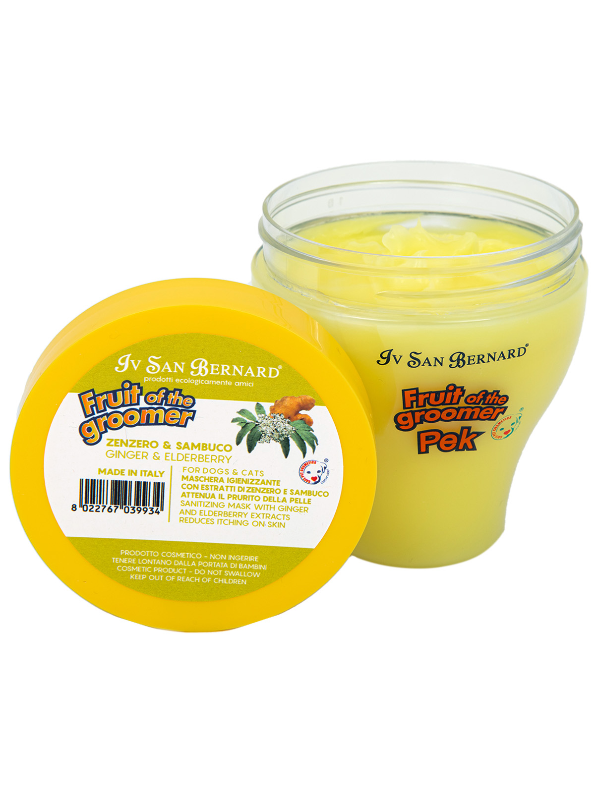 ISB Fruit of the Groomer Ginger&Elderbery Восстанавливающая маска с противовоспалительным эффектом 250 мл 8022767039934