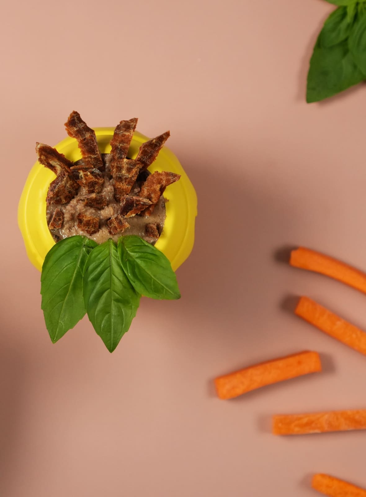 Игрушка Mr.Kranch для собак Горшочек меда 9*8 см желтая с ароматом сливок