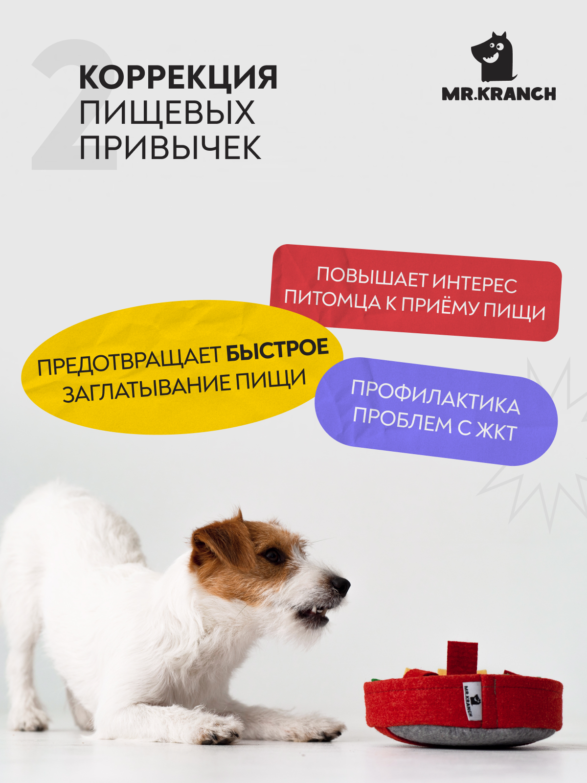 Нюхательная игрушка Mr.Kranch Пицца, размер 18x18см