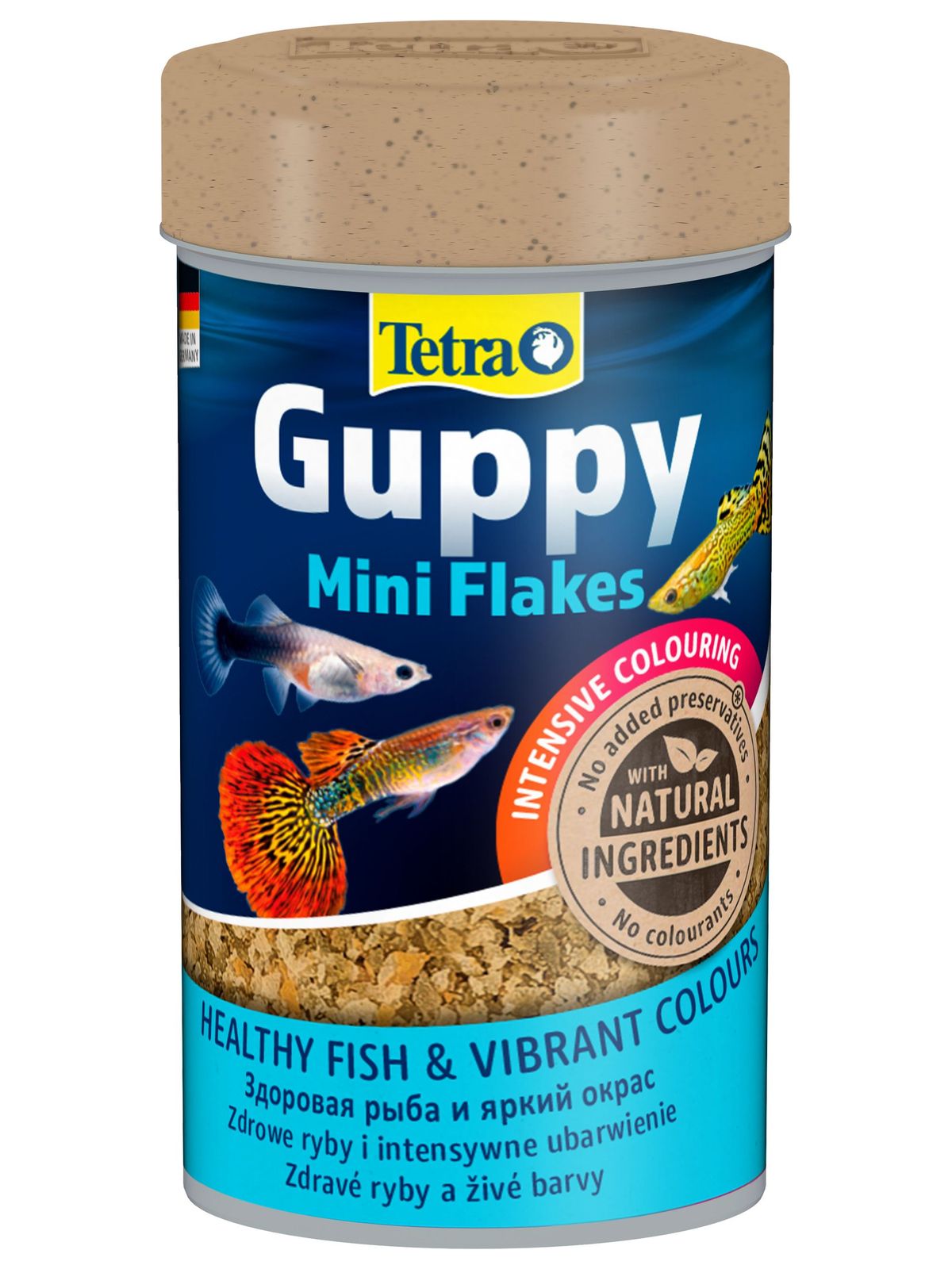 TetraGuppy корм в хлопьях для гуппи 100 мл