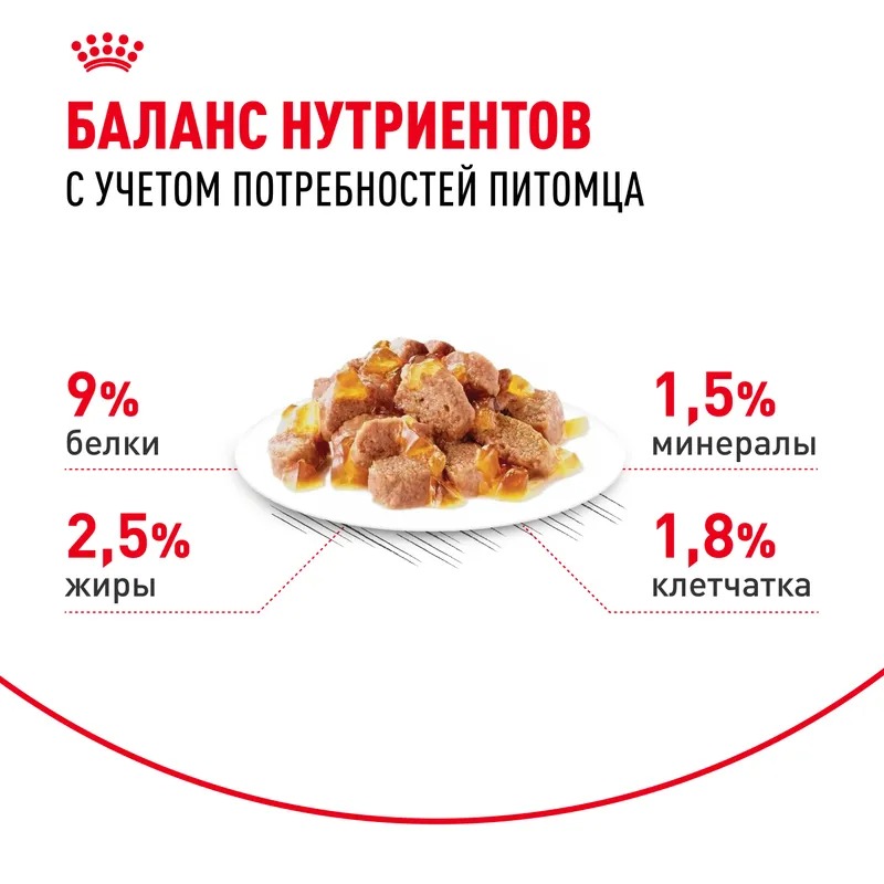ROYAL CANIN Корм в желе для стерилизованных кошек 1шт-85гр