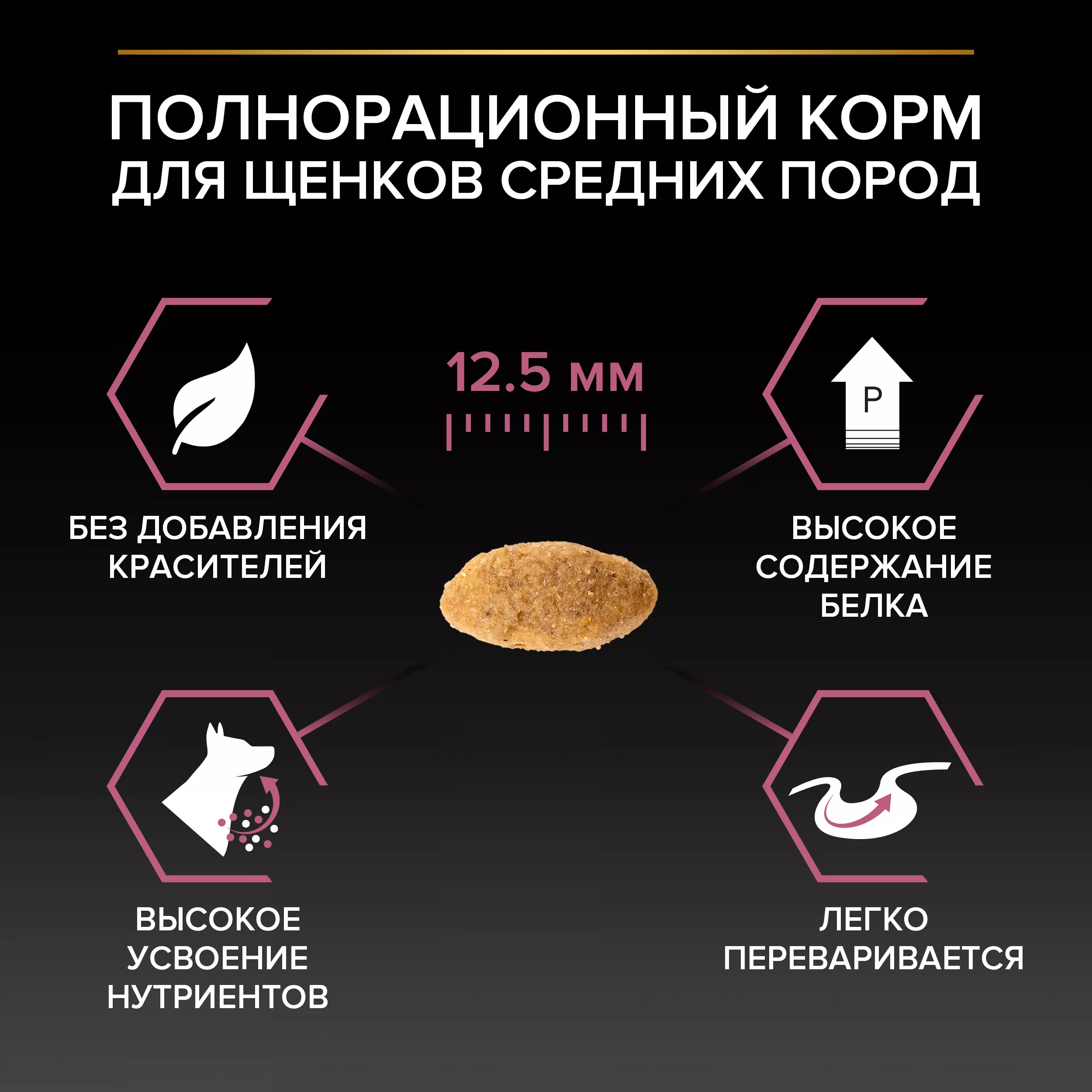 Сухой корм PRO PLAN SENSITIVE SKIN для щенков средних пород с чувствительной кожей с лососем, 3 кг
