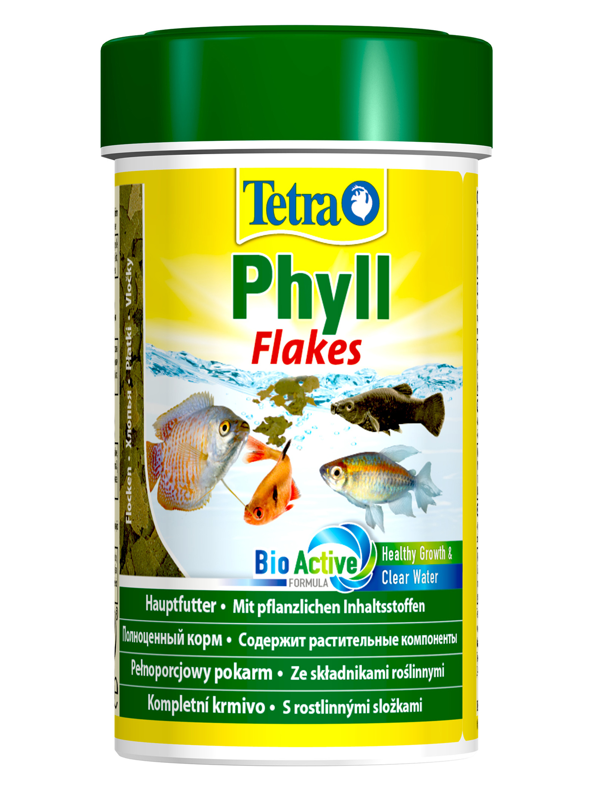 TetraPhyll корм для всех видов рыб растительные хлопья 100 мл