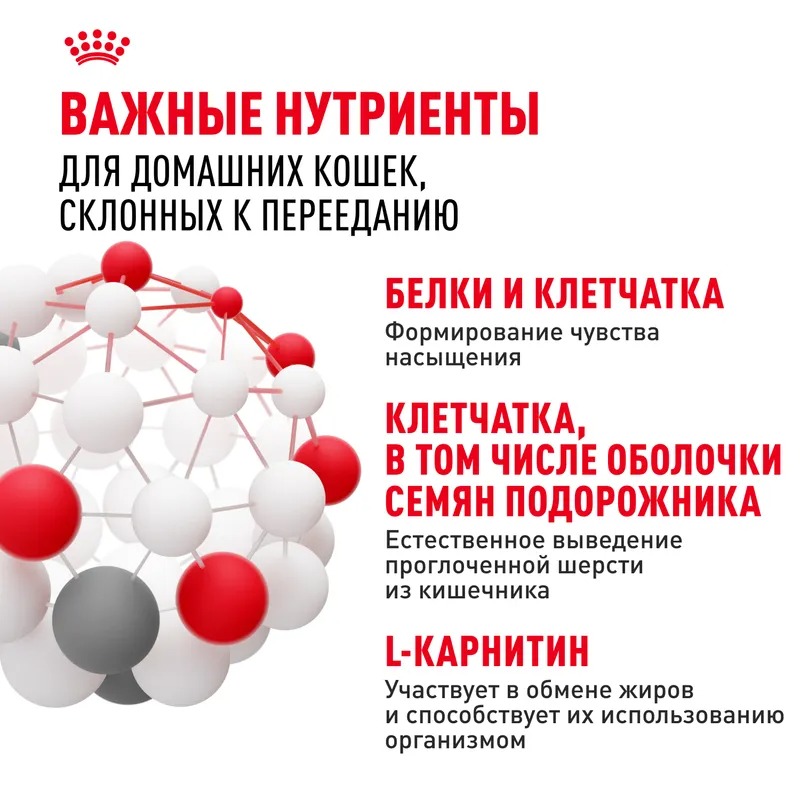 Royal Canin Indoor Appetite Control, Сухой корм для кошек склонных к перееданию 400 г