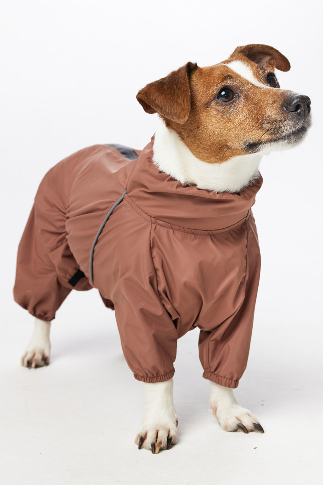Дождевик LionPets ДЖЕК РАССЕЛ LPK-9225-128 на мальчика Цвет: Шоколадный