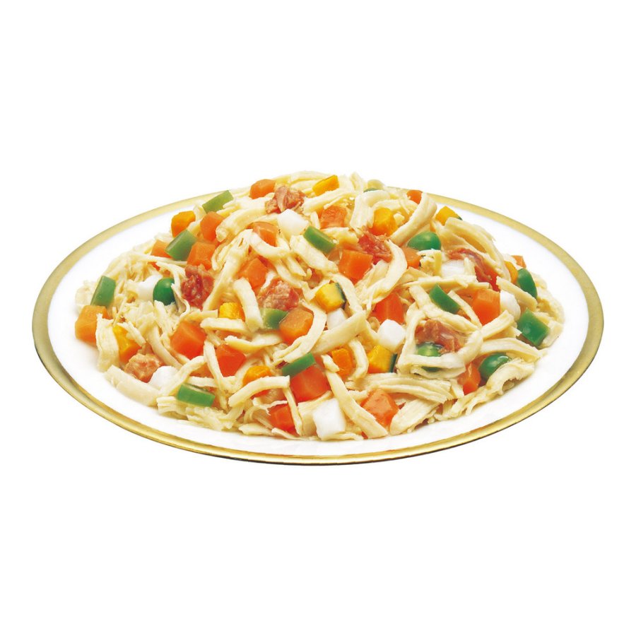 Inaba Влажный корм INABA Gracia L для собак Куриное филе с говядиной и 5 видами овощей в желе, пауч, 280 г