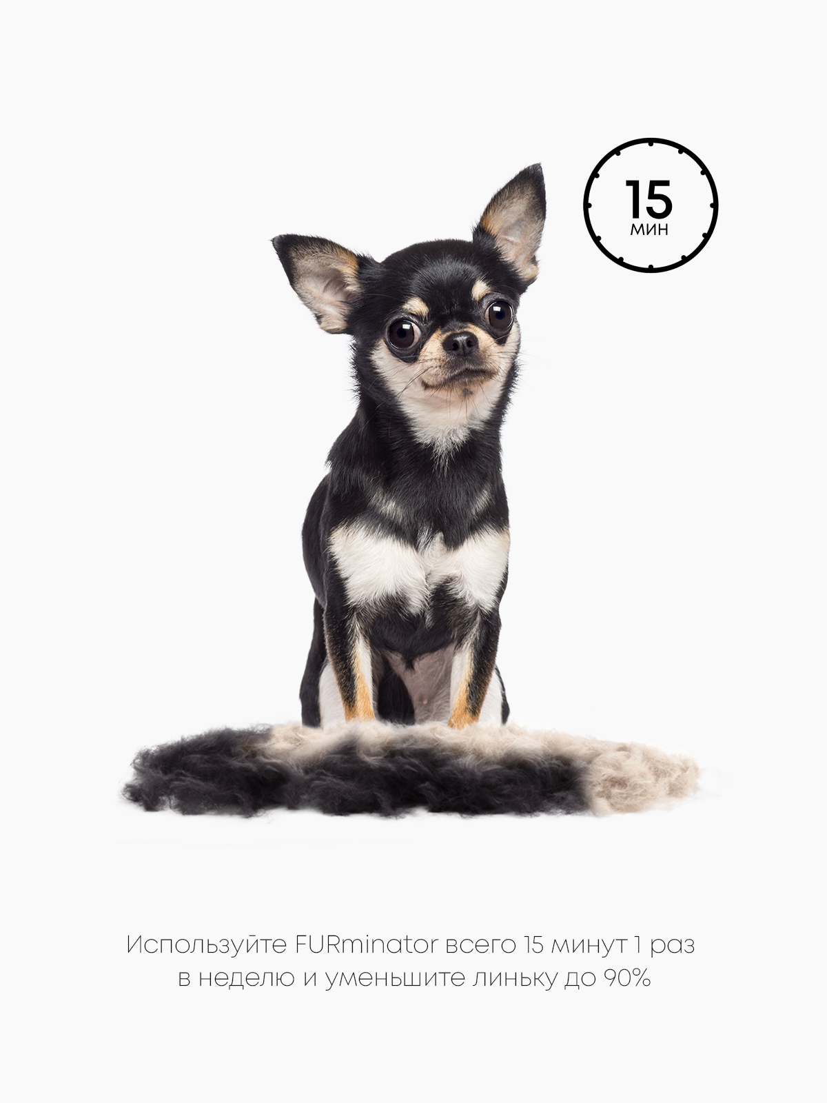 Фурминатор FURminator XS для миниатюрных собак с короткой шерстью