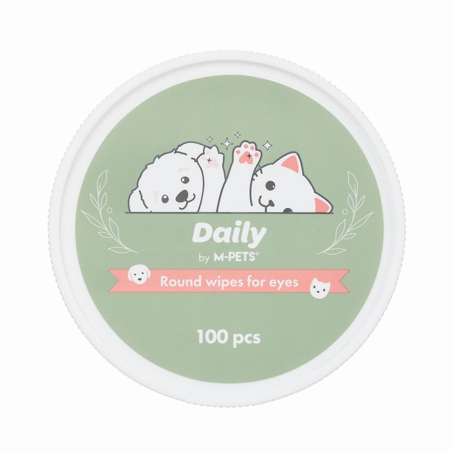 DAILY Очищающие салфетки для глаз собак и кошек , 100шт, M-PETS