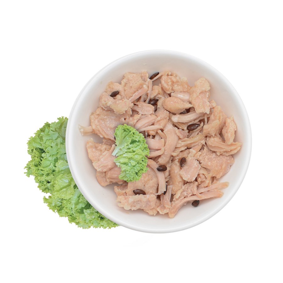 Lucky bits Консервы для кошек, филе кролика и индейки с семенами льна, 100 г