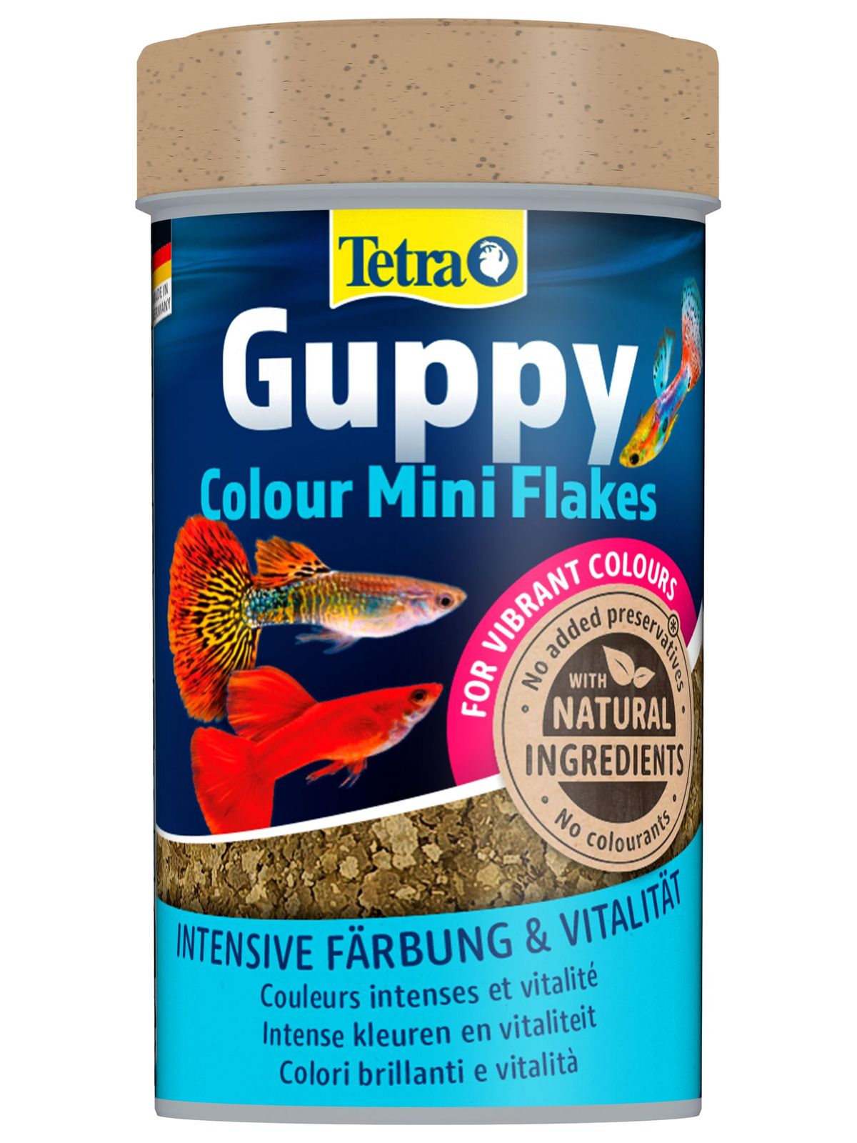 TetraGuppy Colour корм для гуппи для улучшения окраса 100 мл