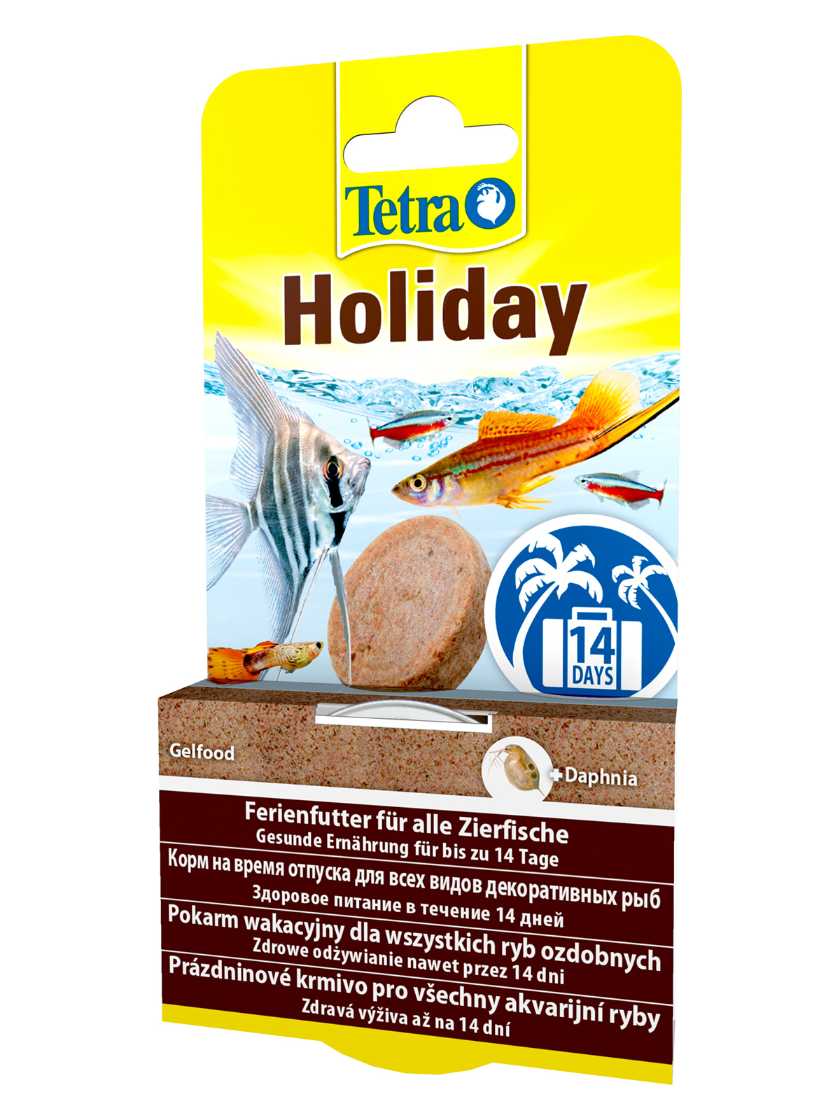 TetraHoliday корм для рыб "отпуск 14 дней", твердый гель 30 г
