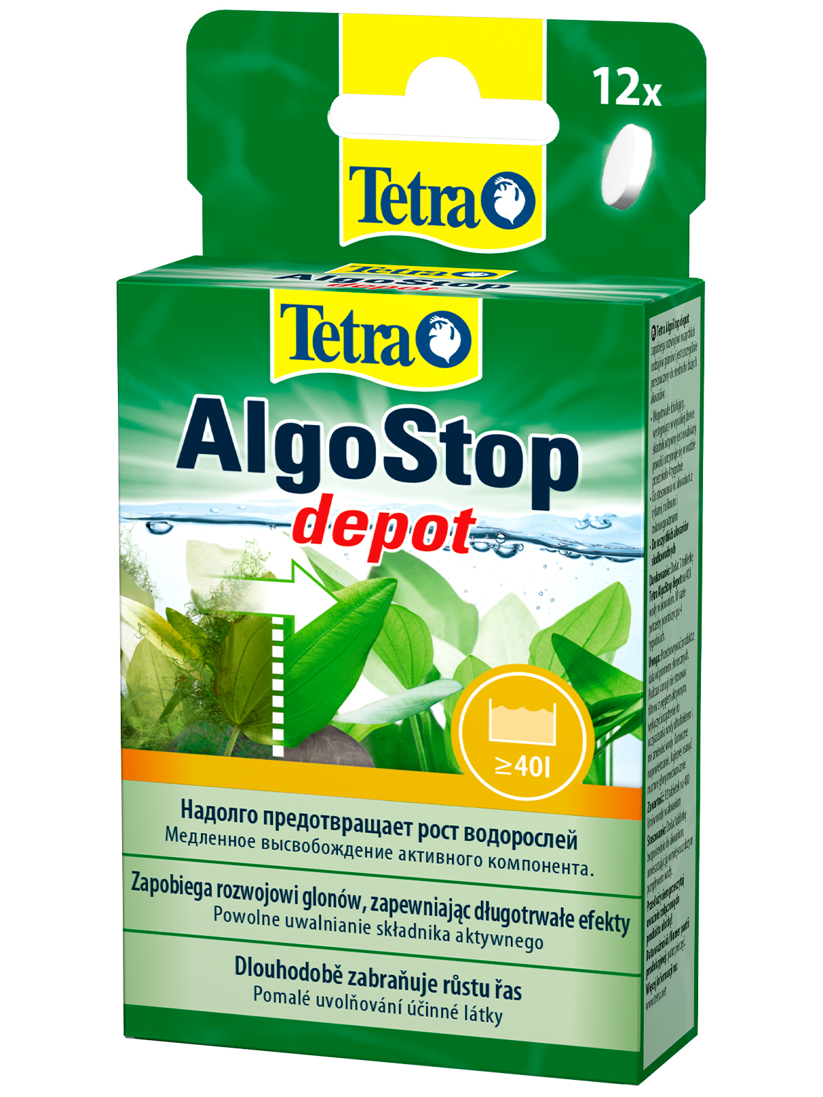 Tetra AlgoStop Depot средство против водорослей длительного действия 12 таб. ( замена 157743)