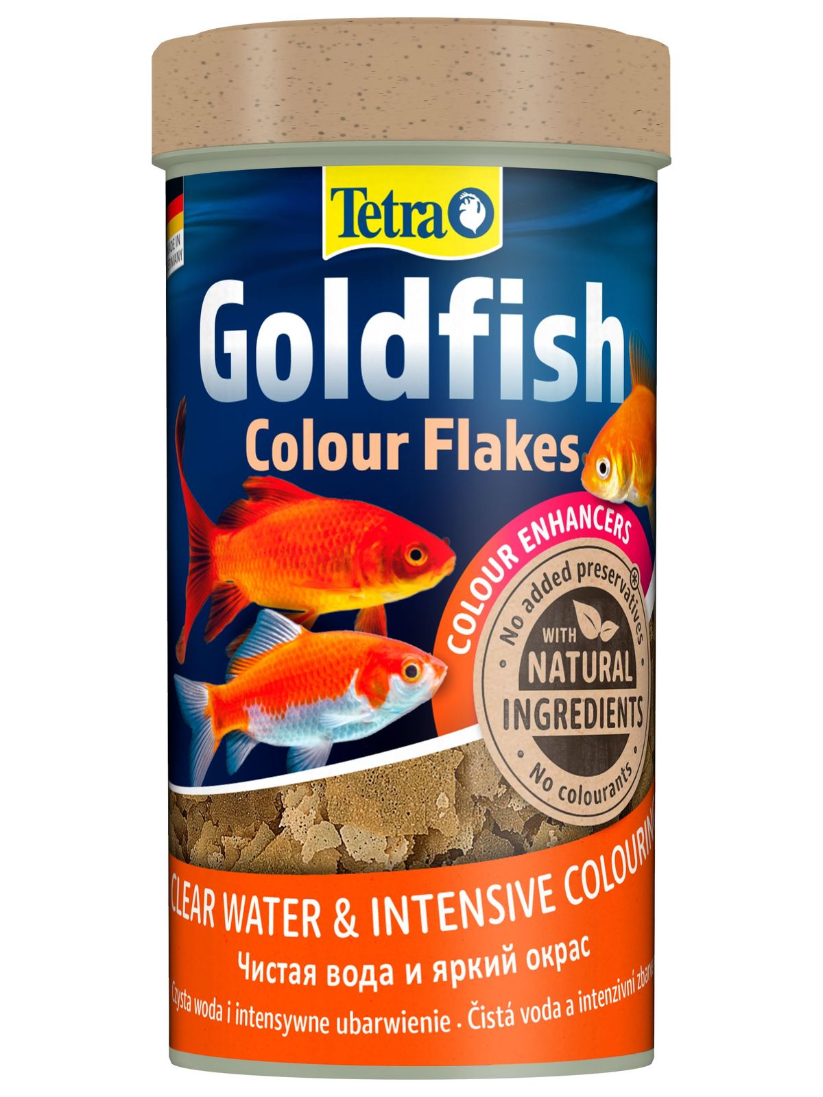 TetraGoldfish Colour корм в хлопьях для улучшения окраса золотых рыб 250 мл