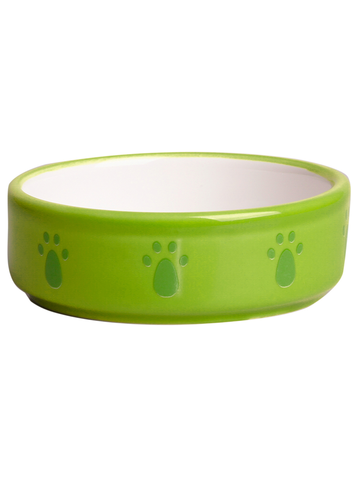 Миска Mr.Kranch керамическая для грызунов Зеленая с морковью 70 мл