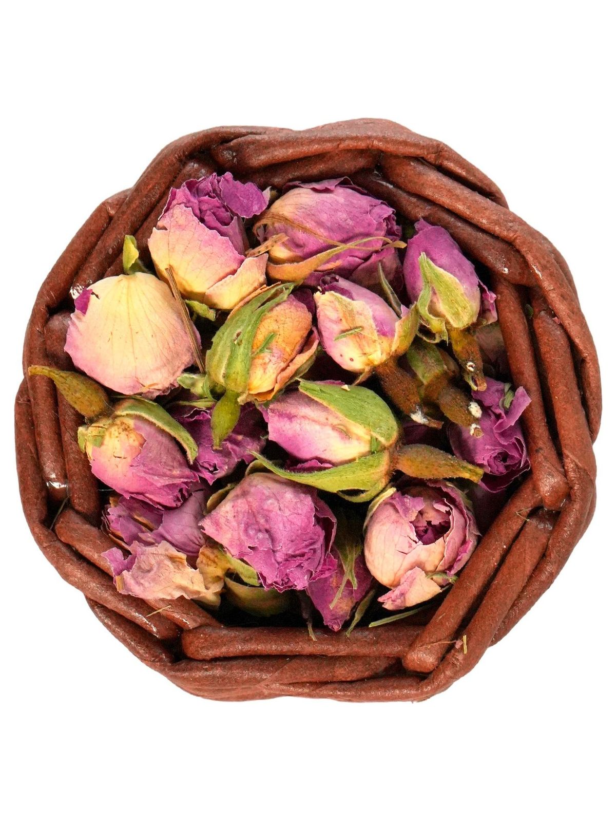 Лакомство Bambini Pets Корзина с высушенными цветками розы для грызунов и кроликов, 10 г.