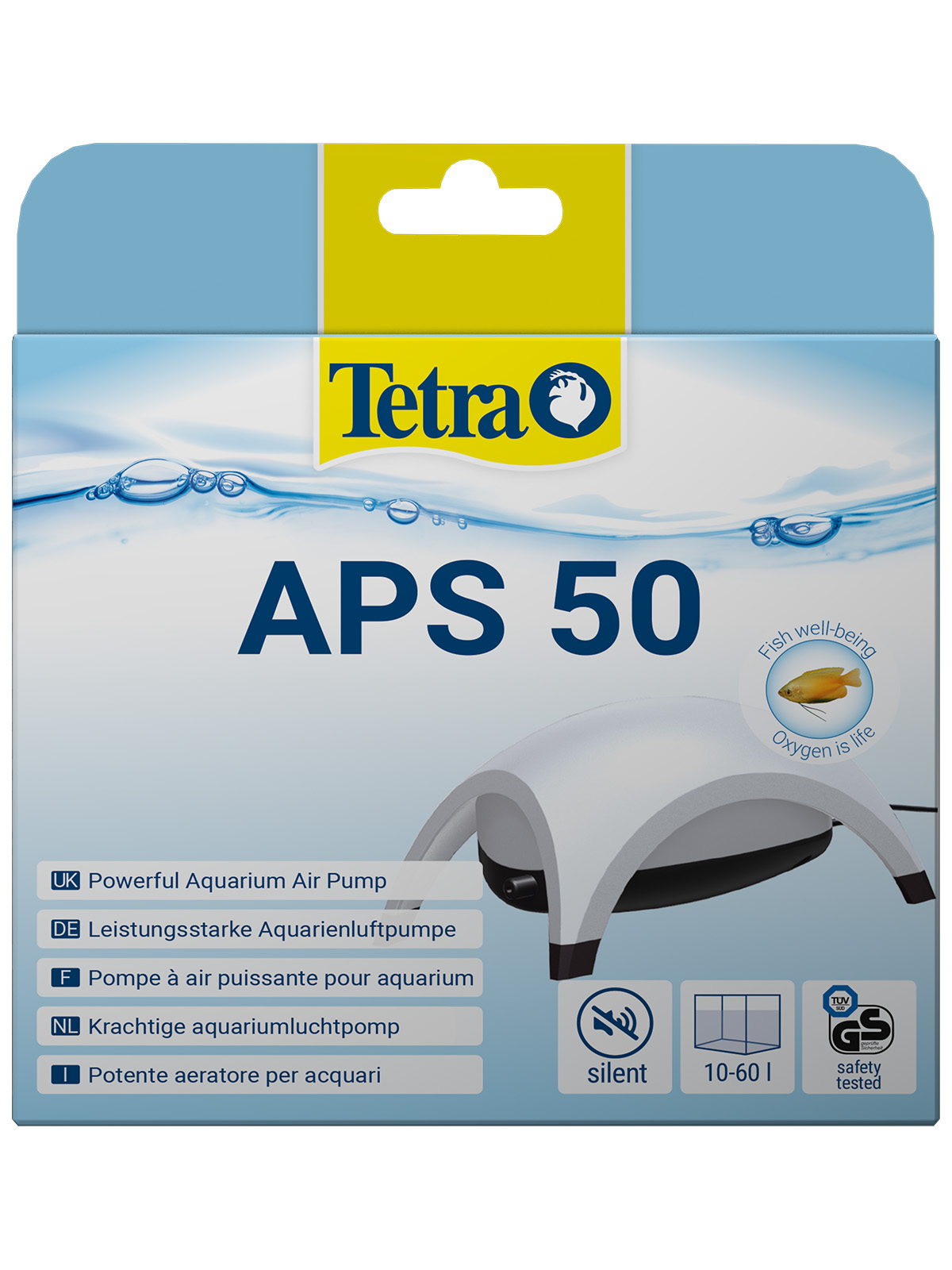 Tetra AРS 50 компрессор для аквариумов 10-60 л белый