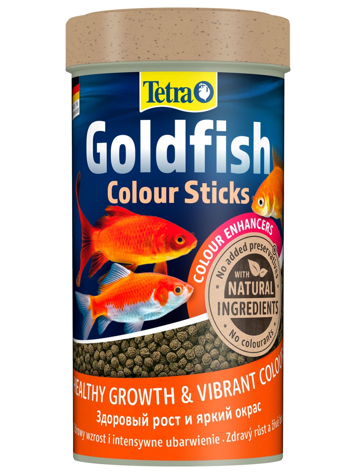TetraGoldfish Colour Sticks корм в палочках для улучшения окраса золотых рыбок 250 мл