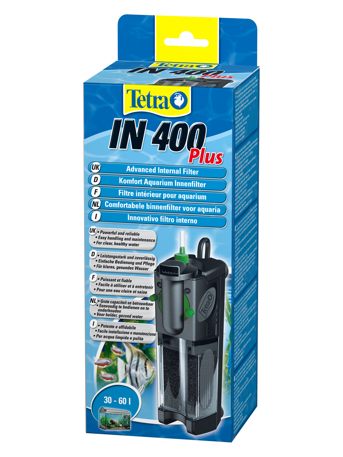 Tetra IN 400 Plus внутренний фильтр для аквариумов до 60 л