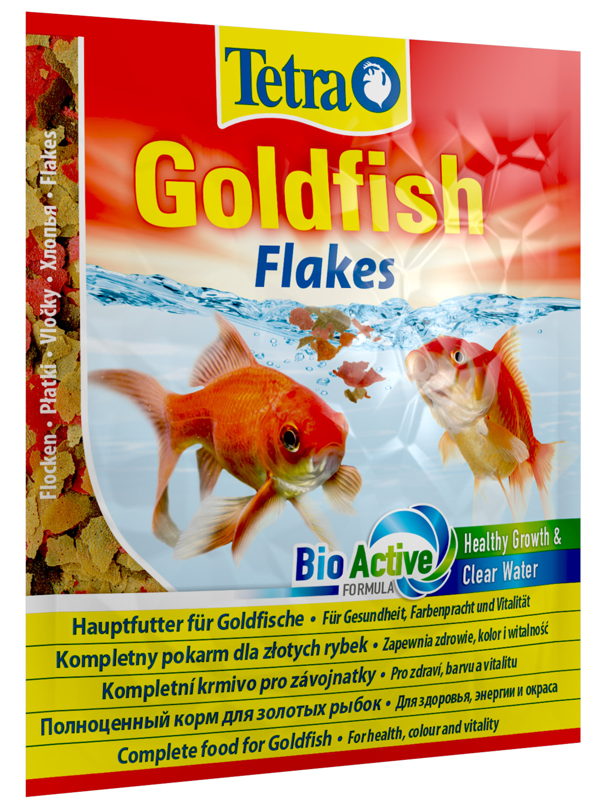 TetraGoldfish корм в хлопьях для всех видов золотых рыбок 12 г (sachet)