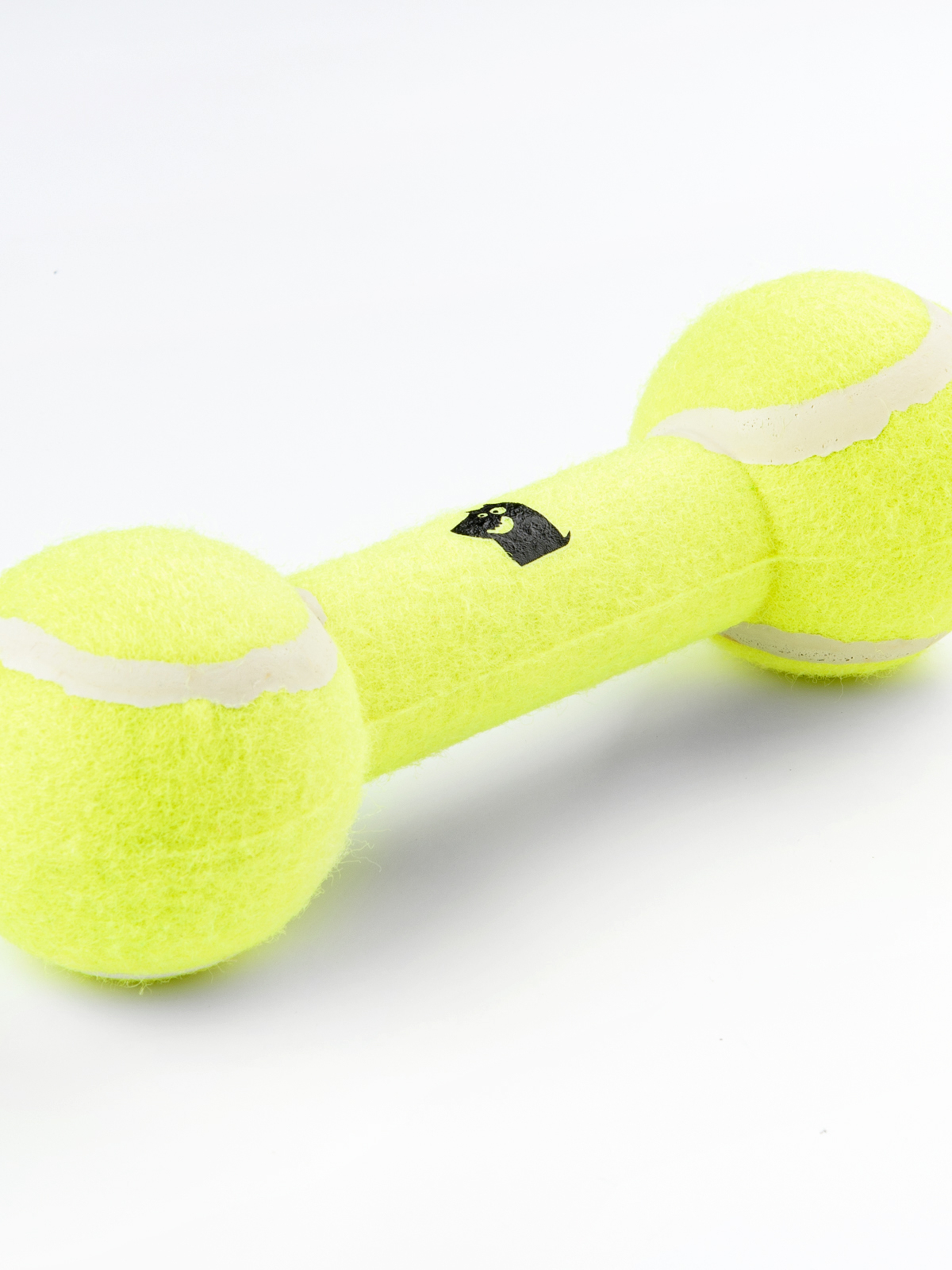 Игрушка Mr.Kranch для собак Гантель большая теннисная 20 см желтая (34006)