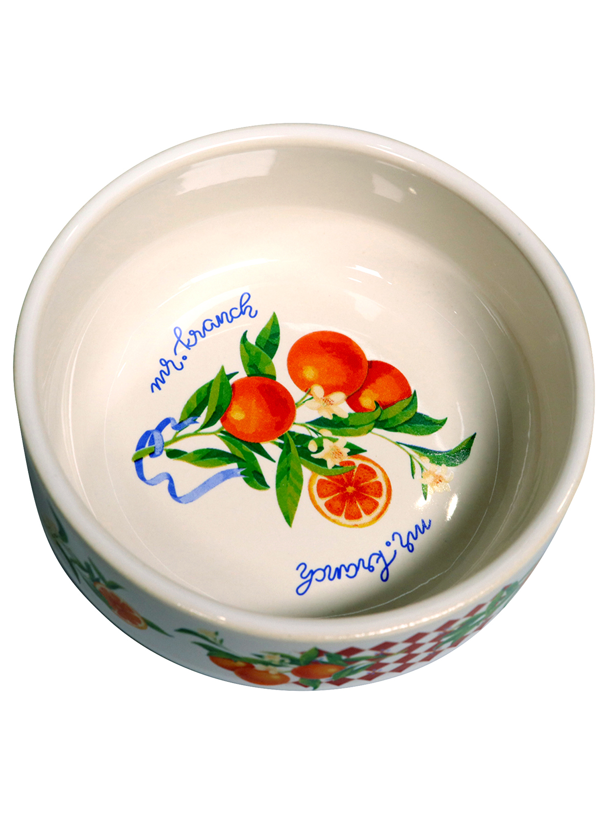 Миска Mr.Kranch для собак и кошек из фарфора, 350мл, белая
