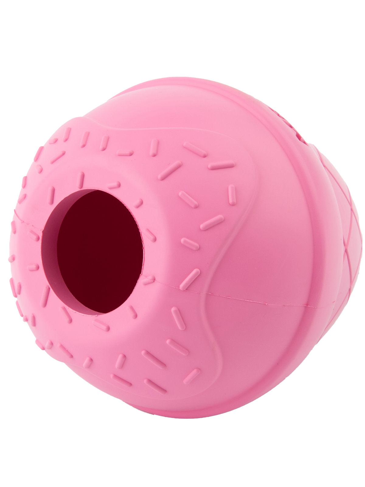 Игрушка Mr.Kranch для собак Мороженое 8*9 см розовая с ароматом бекона