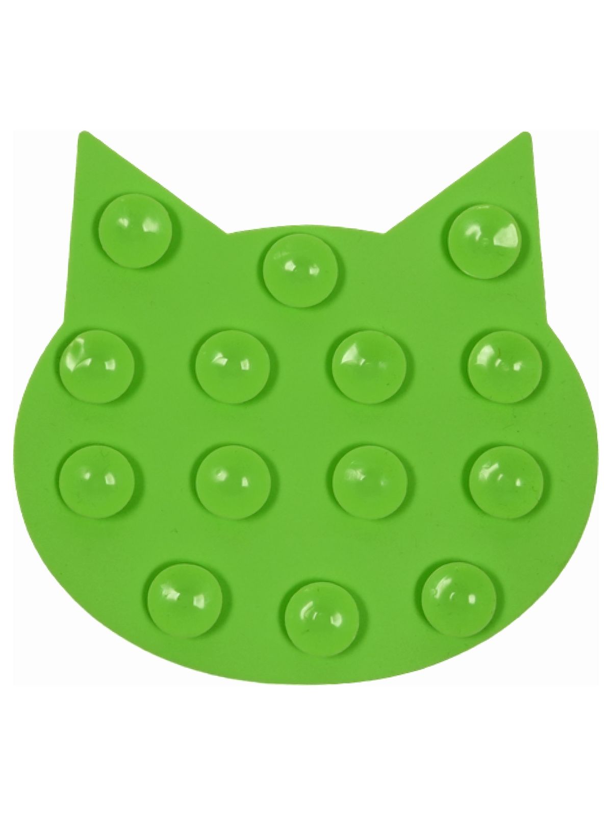 Лизательный коврик Mr.Kranch для медленного поедания силиконовый 12*12 см зеленый на присосках