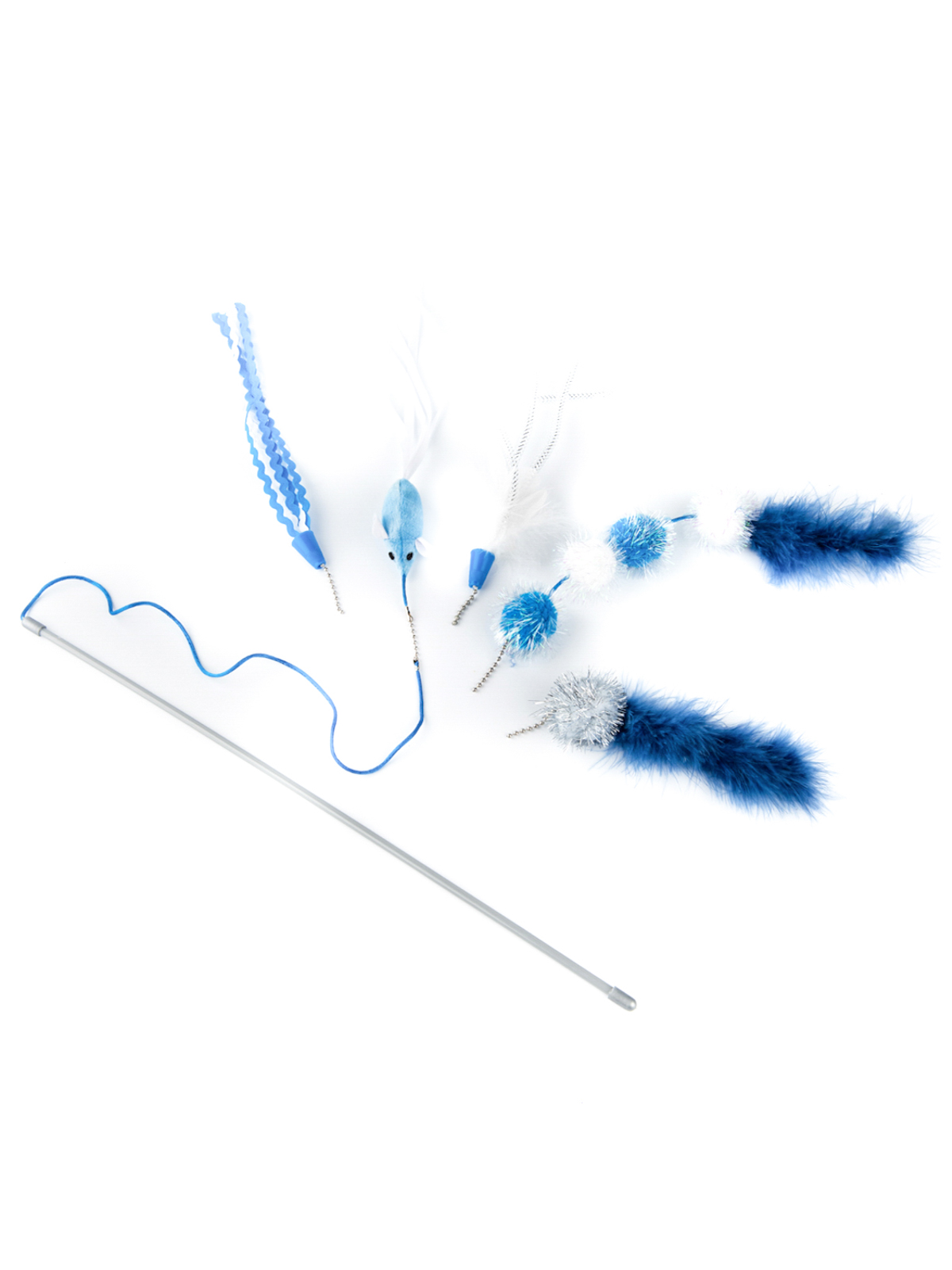 MPG brands Игрушка Petpark для кошек Дразнилка космическая 5 сменных наконечников с кошачьей мятой