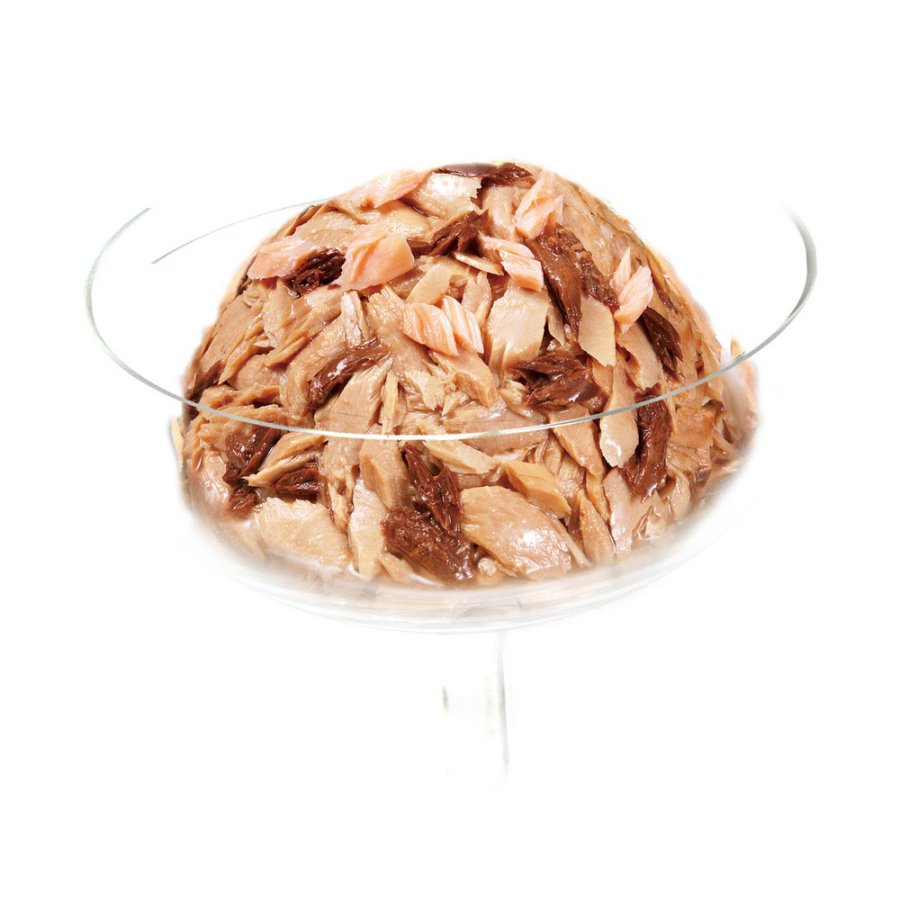 INABA CIAO Kin no dashi Влажный корм для кошек,  тунец Магуро и тунец Кацуо с сёмгой, 60 г