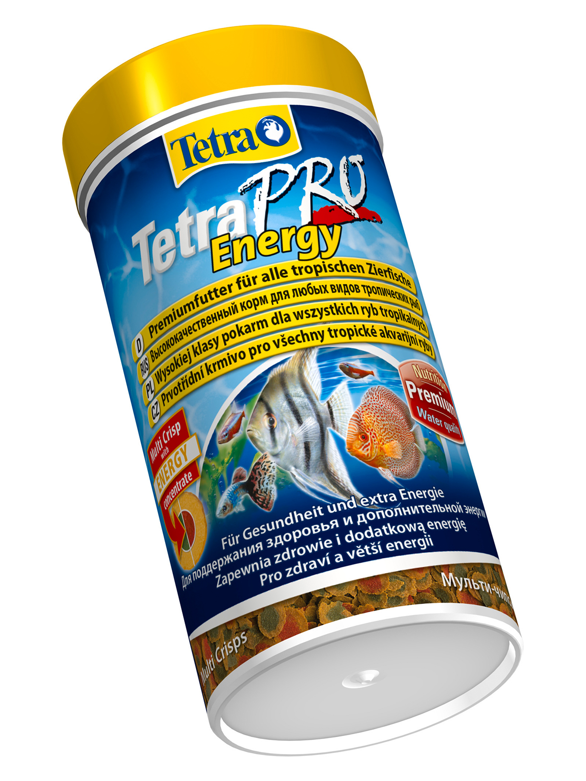 TetraPro Energy Crisps корм-чипсы для всех видов рыб для дополнительной энергии 250 мл