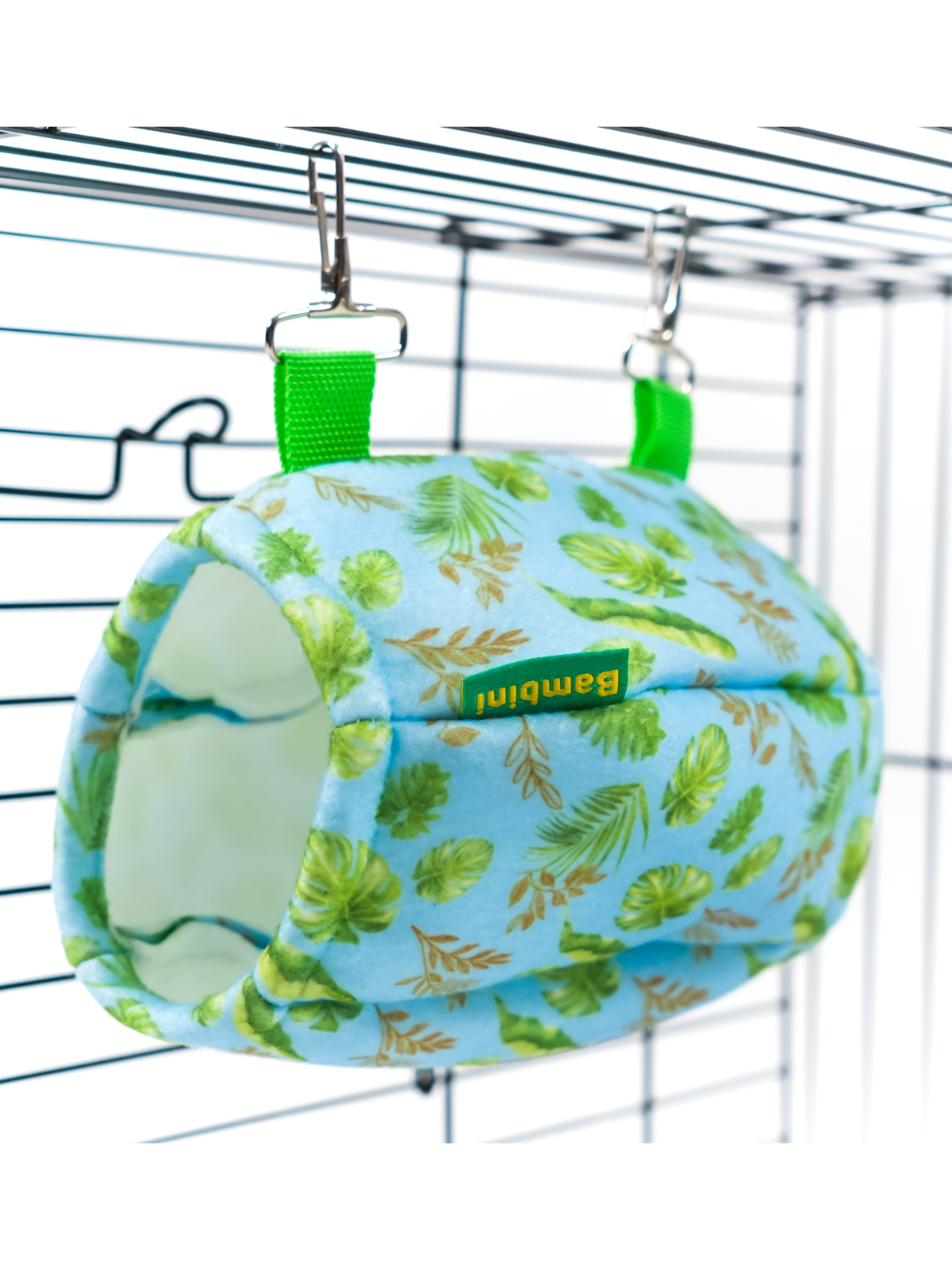 Bambini Pets Гамак подвесной из фетра  "Мяч регби" для грызунов и хорьков 18*13*13 см