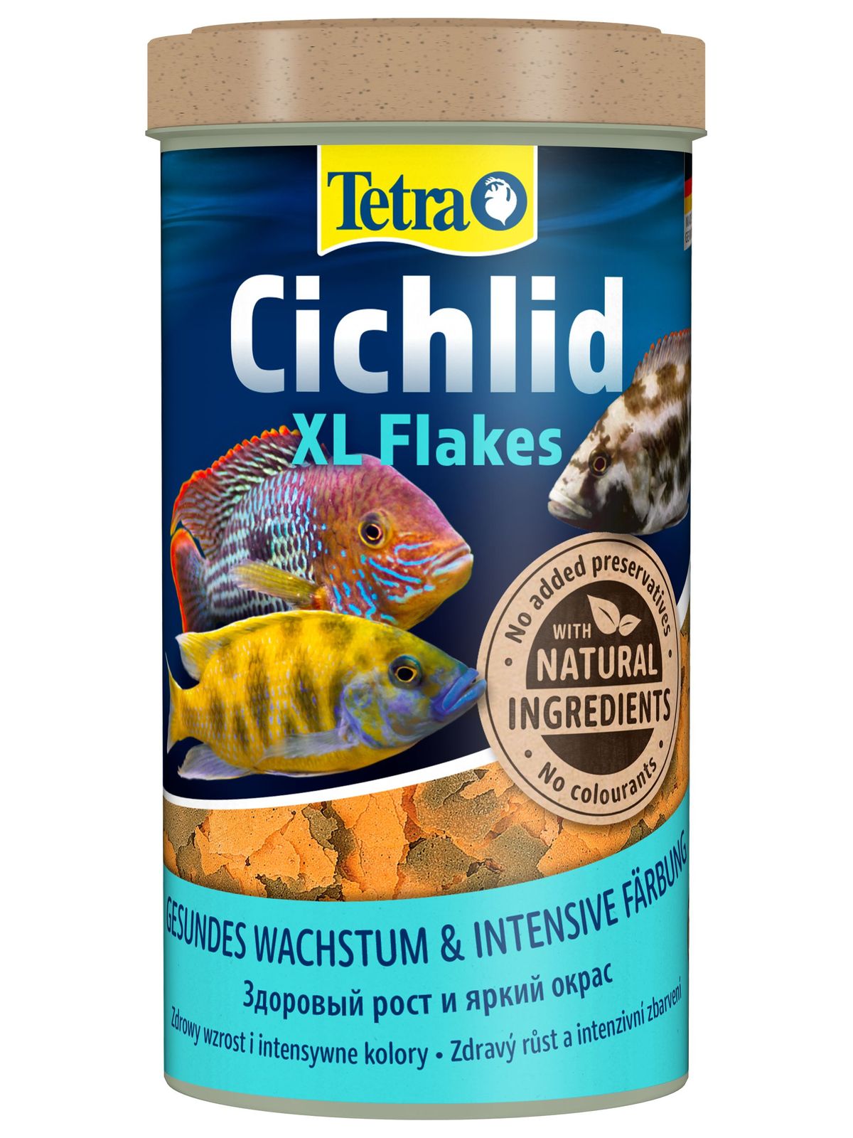 TetraCichlid XL корм для всех видов цихлид, крупные хлопья 500 мл