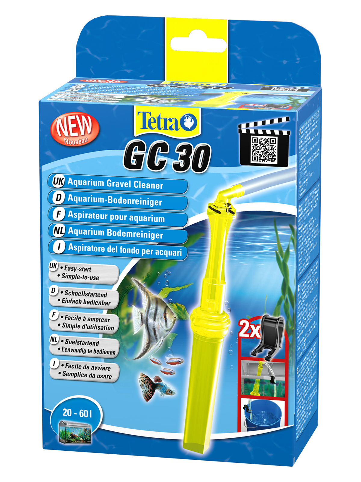 Tetra GC 30 грунтоочиститель (сифон) малый для аквариумов от 20-60 л