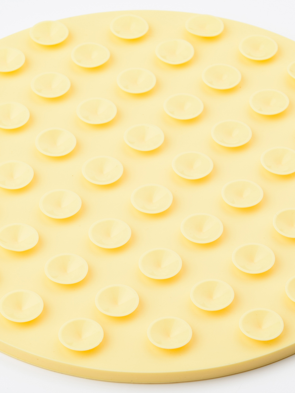 Лизательный коврик Mr.Kranch для медленного поедания силиконовый диаметр 20 см желтый с лопаткой