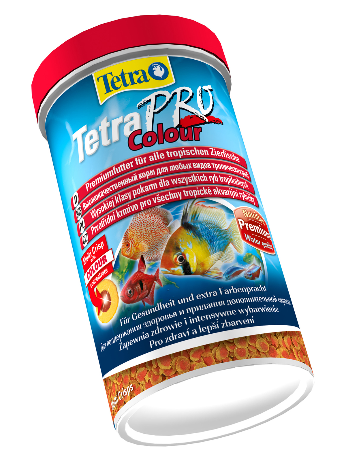 TetraPro Color Crisps корм-чипсы для улучшения окраса всех декоративных рыб 500 мл