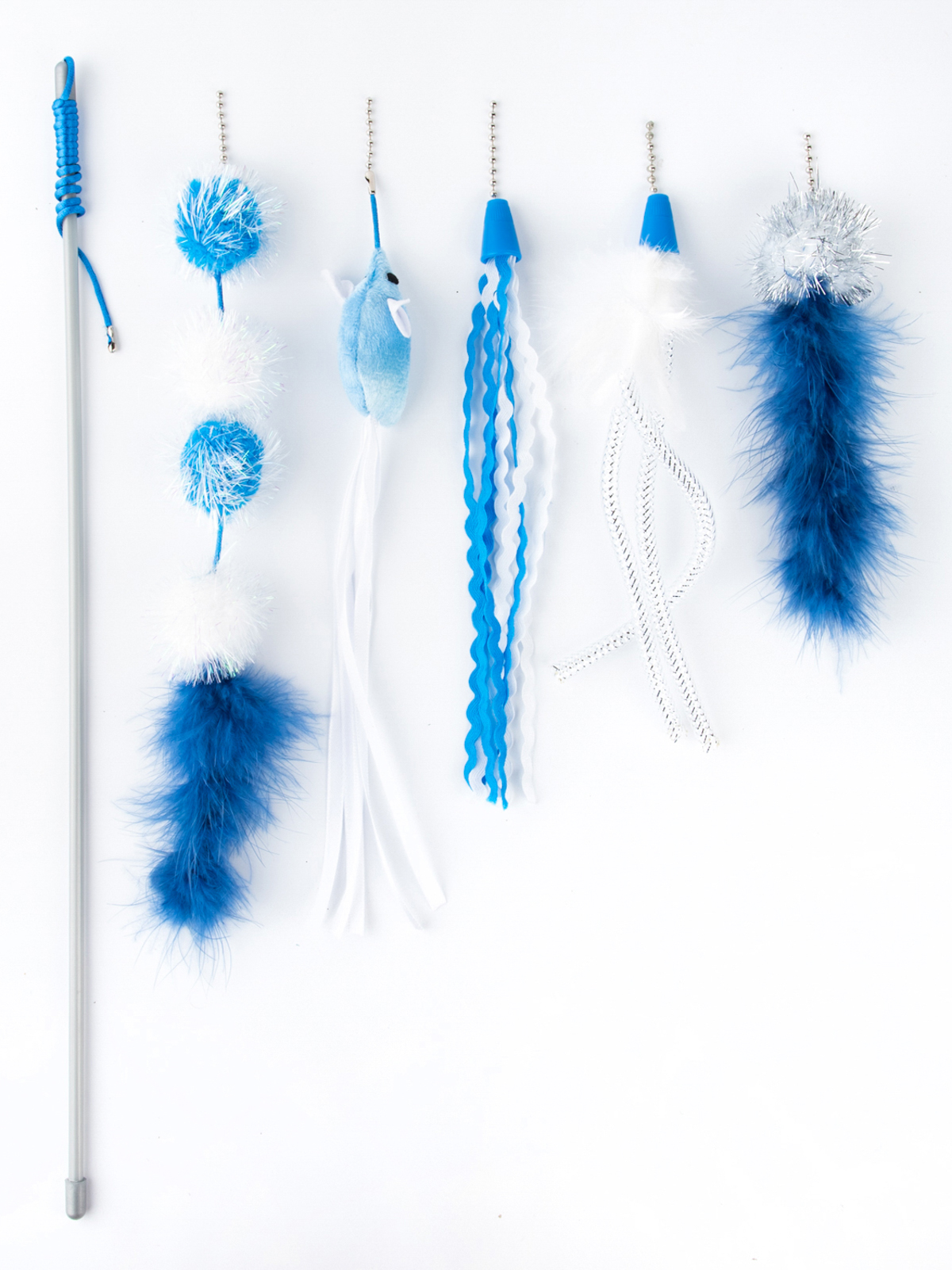 MPG brands Игрушка Petpark для кошек Дразнилка космическая 5 сменных наконечников с кошачьей мятой