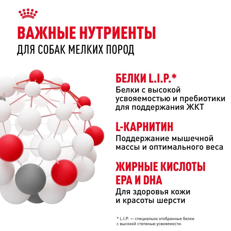 Влажный корм Royal Canin Mini Adult для взрослых собак мелких размеров от 10 месяцев, кусочки в соусе 85гр