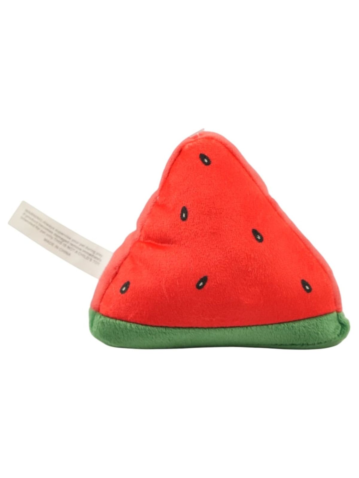 Игрушка Mr.Kranch для собак Арбузик с пищалкой и шуршащими элементами, 11см