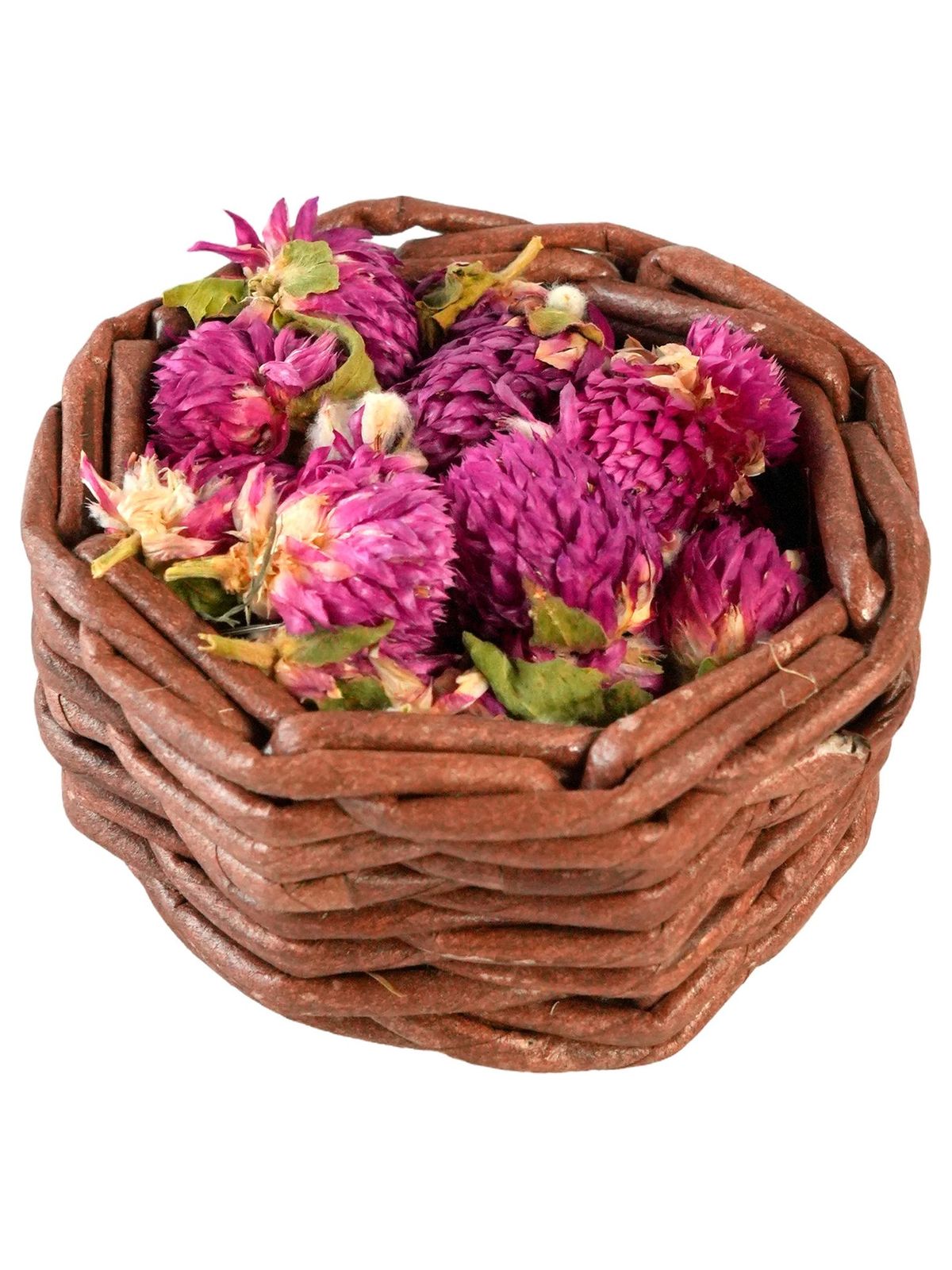 Лакомство Bambini Pets Корзина с высушенными цветками клевера для грызунов и кроликов, 10 г.