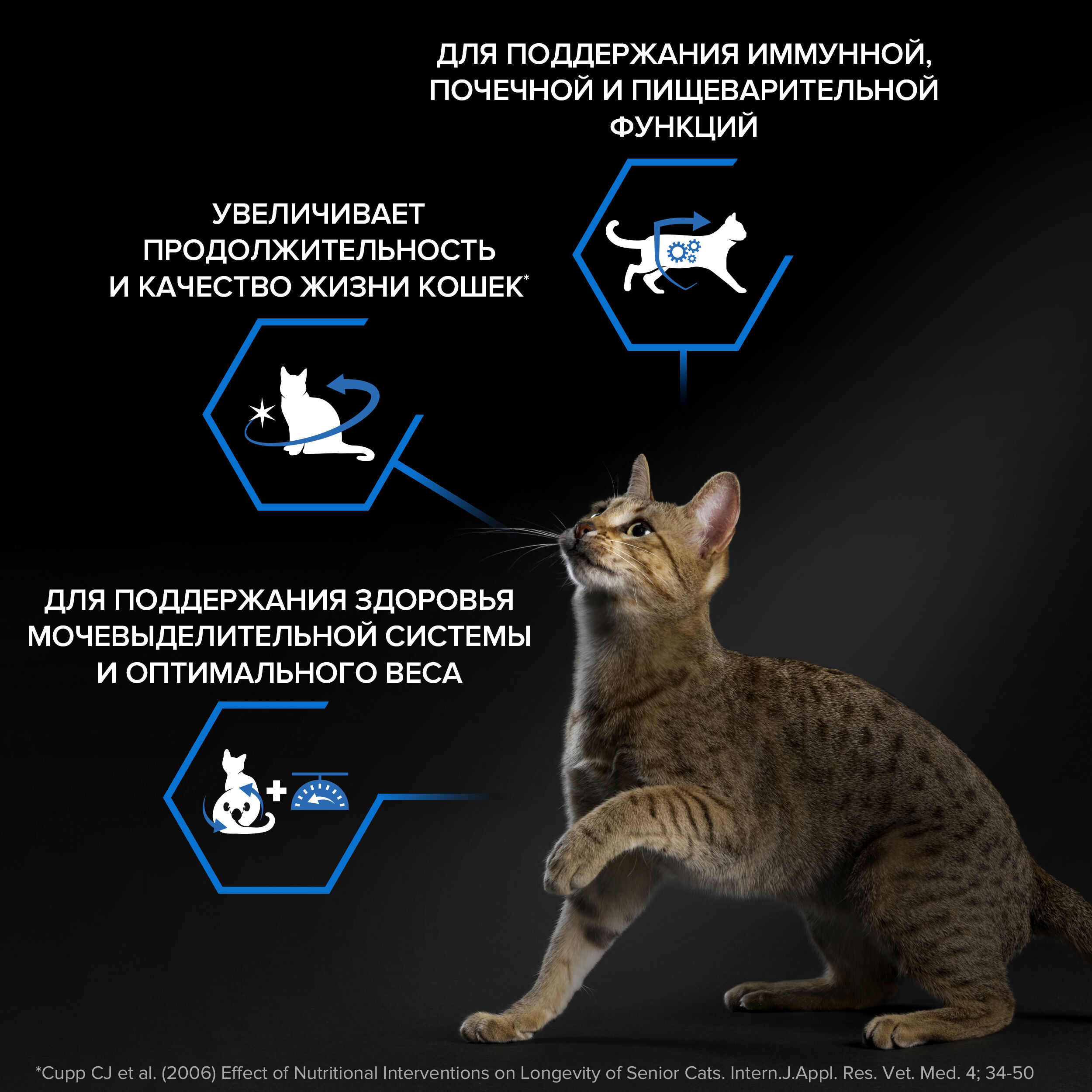 Сухой корм для кошек PRO PLAN для стерилизованных, старше 7 лет, с индейкой, 1,5 кг 7613036498722