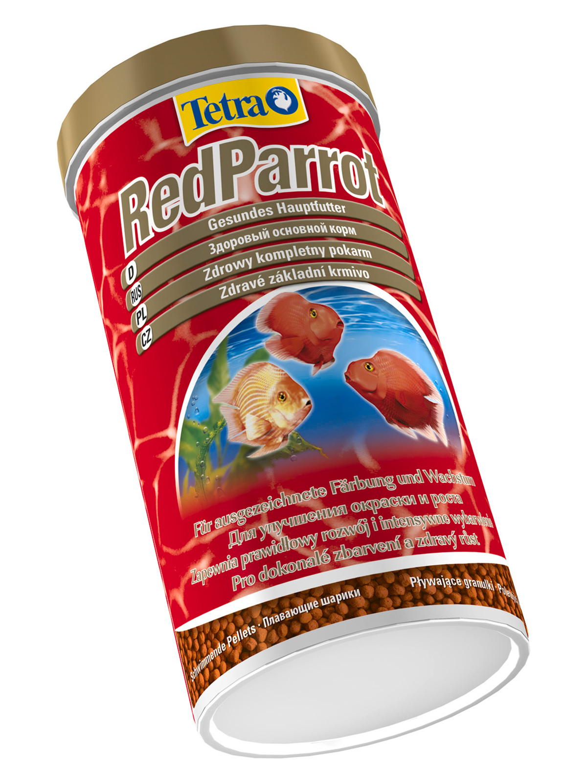 TetraRed Parrot корм для красных попугаев в шариках 1 л