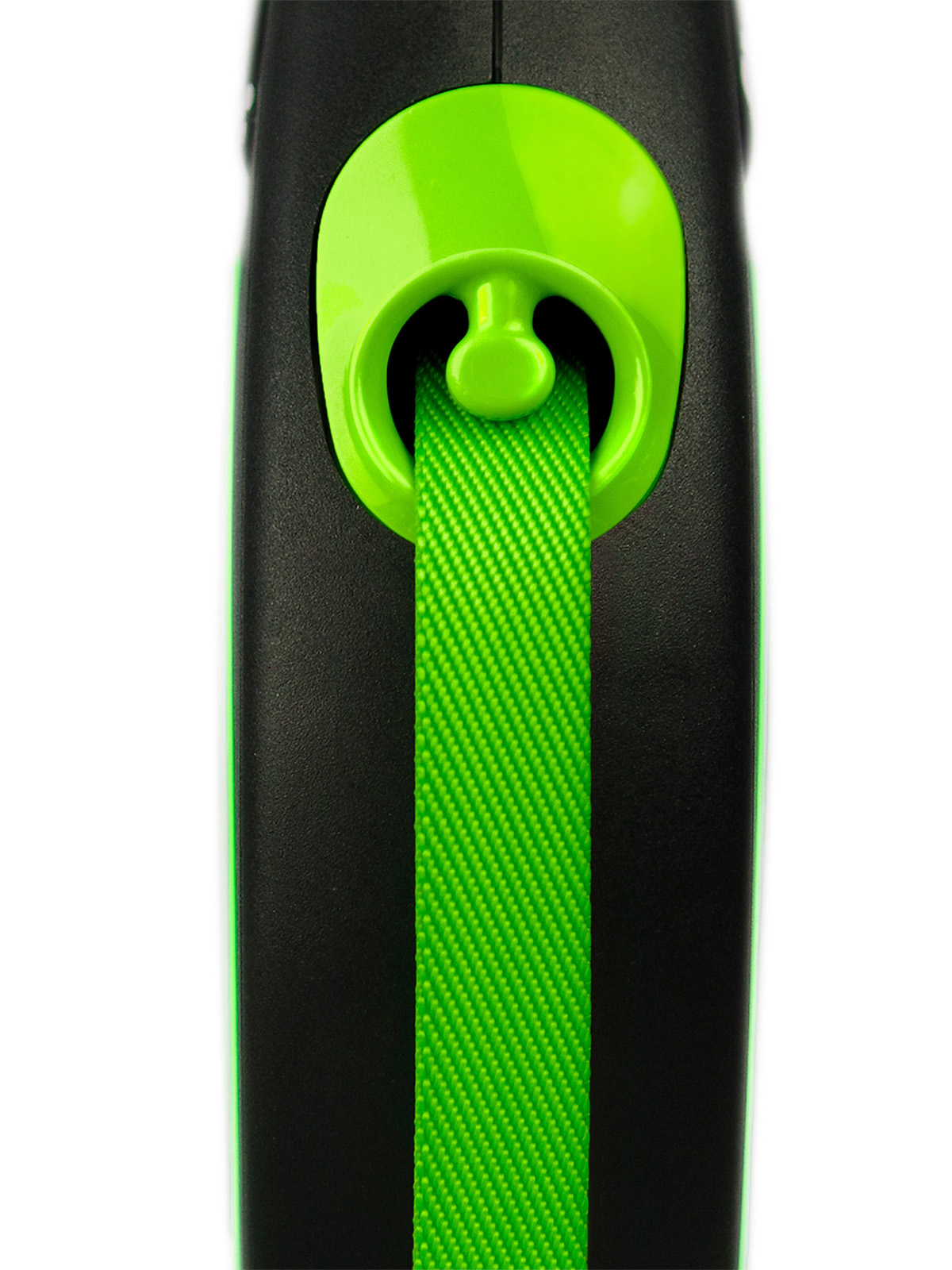 Flexi flexi рулетка Neon New M (до 25 кг) лента 5 м, светоотражающая, зеленый неон