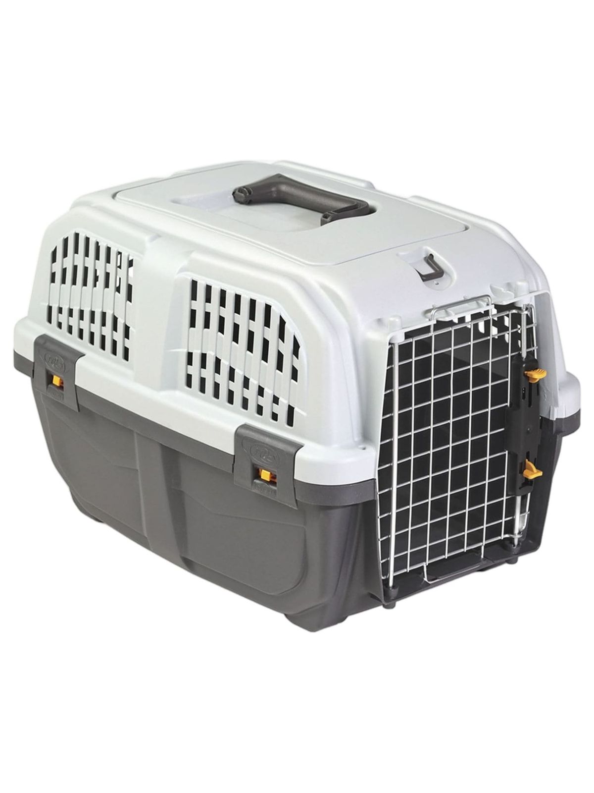 MPS переноска SKUDO 1  48х31,5х31h см с металлической дверцей с замком серая 8022967038980