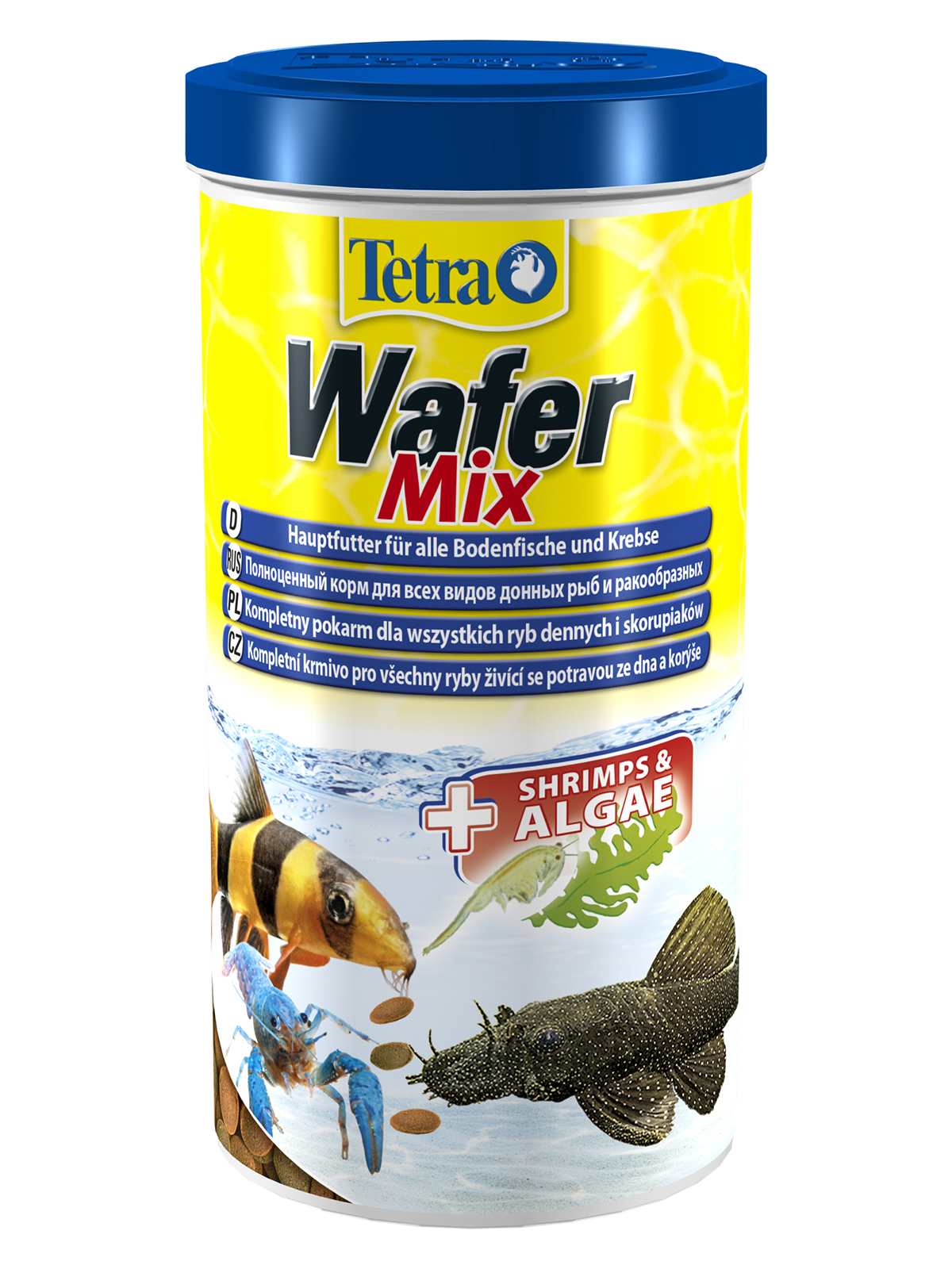 TetraWaferMix корм-чипсы для всех донных рыб 1 л