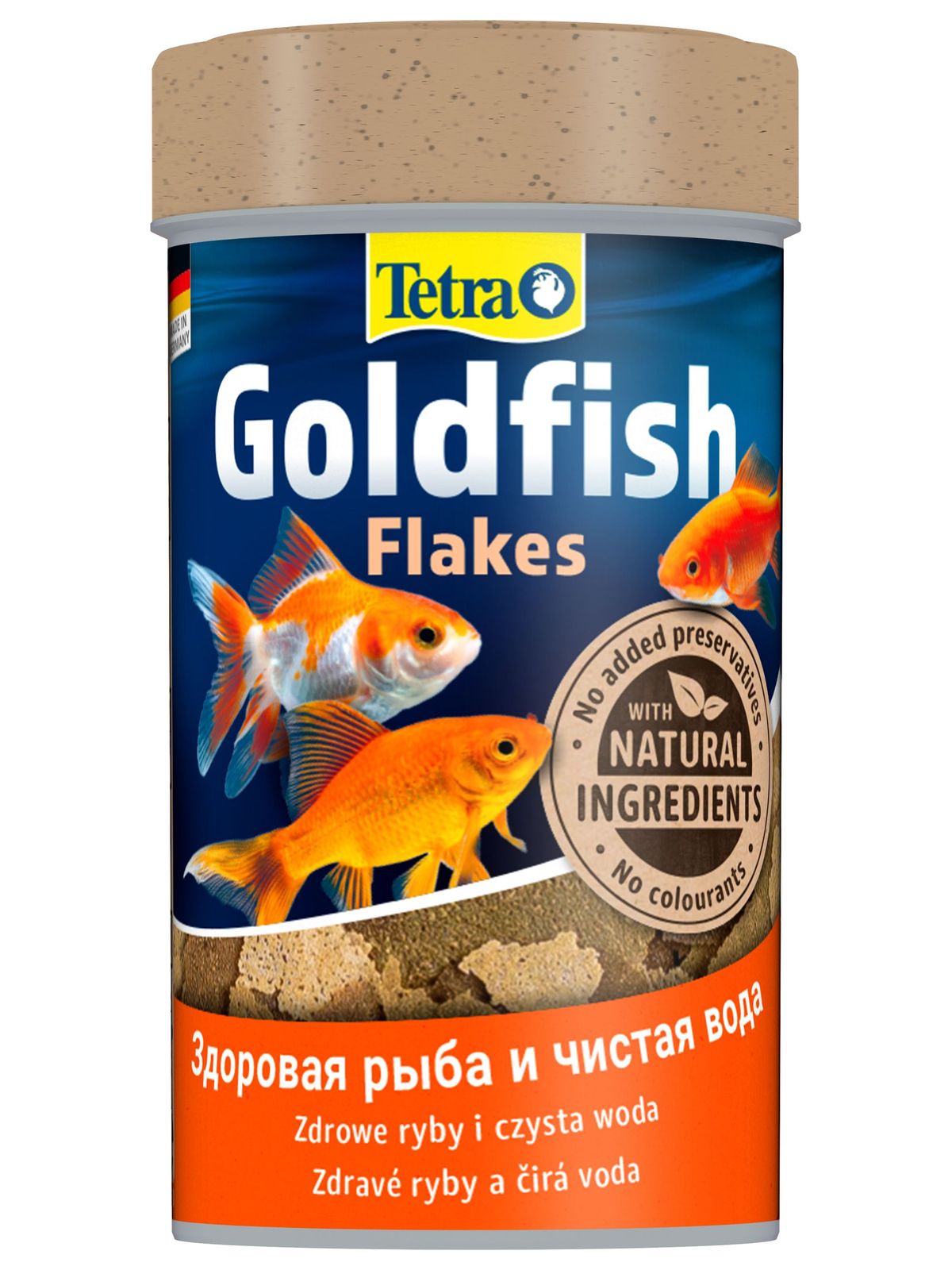 TetraGoldfish корм в хлопьях для всех видов золотых рыбок 100 мл