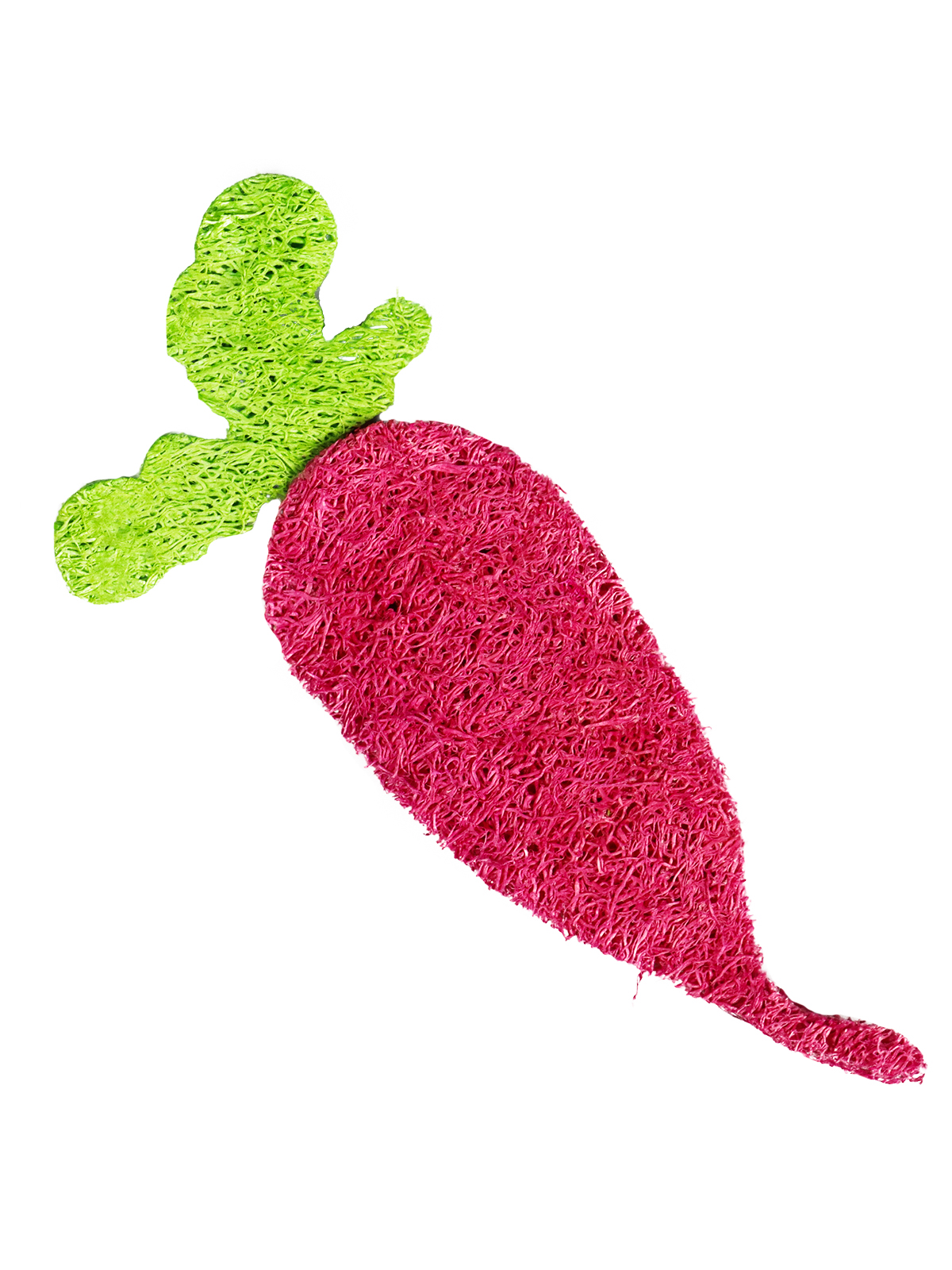 Игрушка Bambini Pets для грызунов "Редиски" из люфы. Количество 2 шт