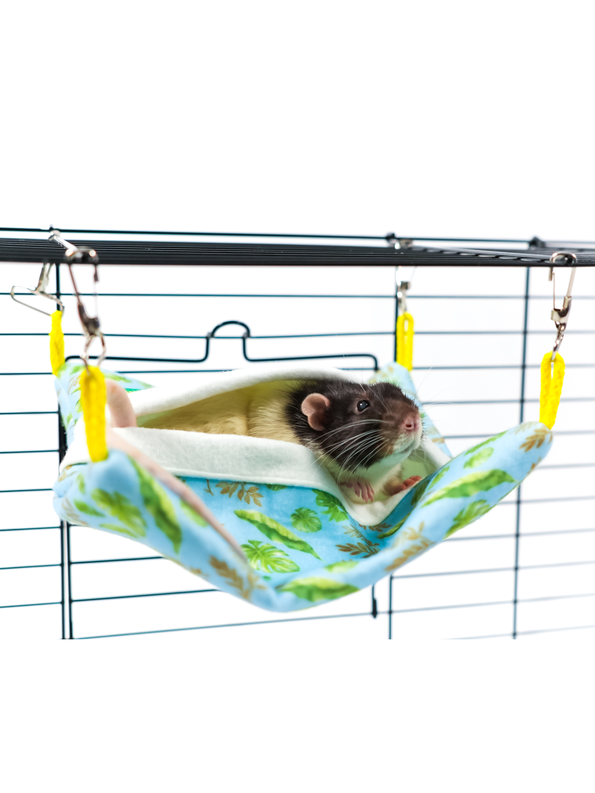 Bambini Pets  Гамак подвесной из фетра "Квадратный спальный мешок" для грызунов и хорьков 25*25 см