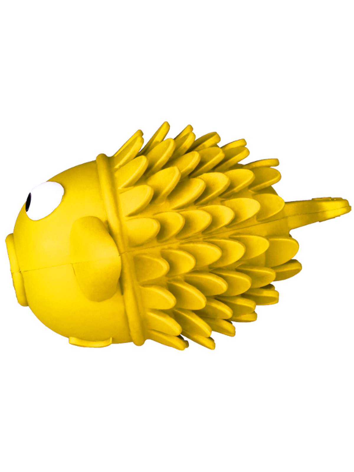 Игрушка Mr.Kranch для собак Рыба-ёрш 12 см желтая с ароматом сливок