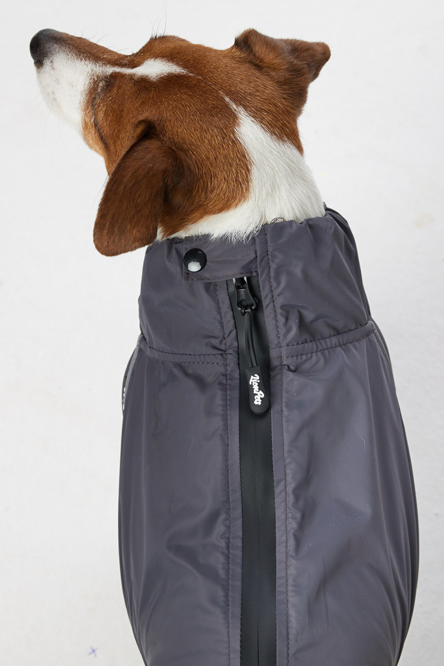 Дождевик LionPets ДЖЕК РАССЕЛ LPK-9225-135 на мальчика Цвет: Серый