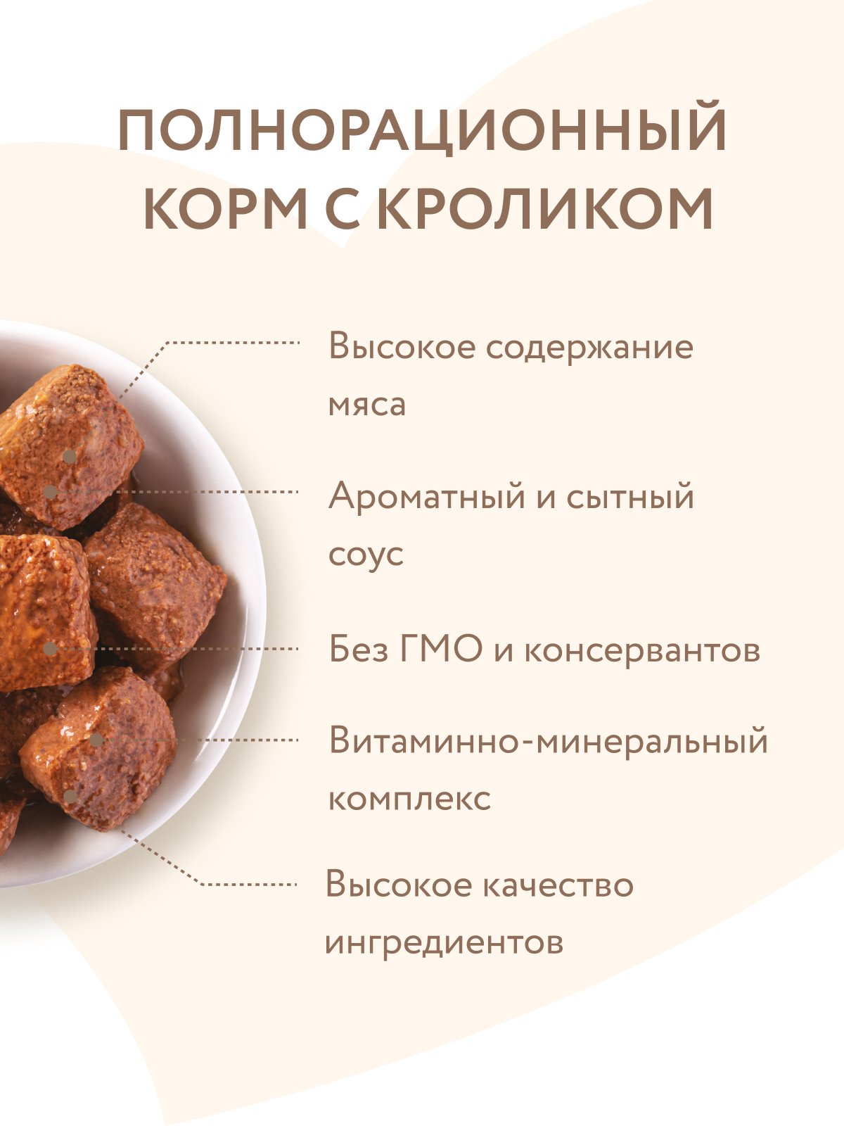 Влажный корм Мнямс На каждый день Кусочки в соусе с кроликом для собак «ФИТНЕС» 400 г